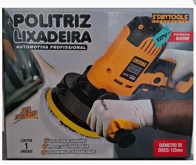 Politriz Lixadeira Automotiva Profissional 600W 127V
