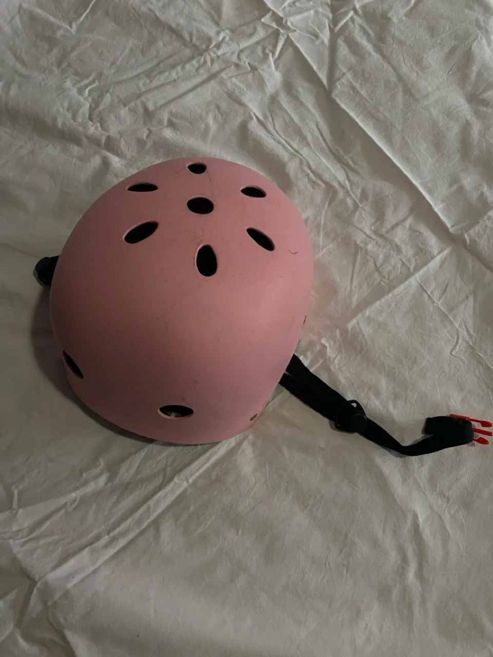 Capacete Rosa Claro Bicicleta Patins Tam M