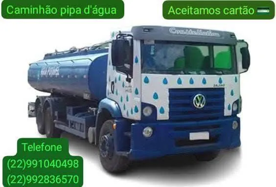 Caminhão pipa d'água