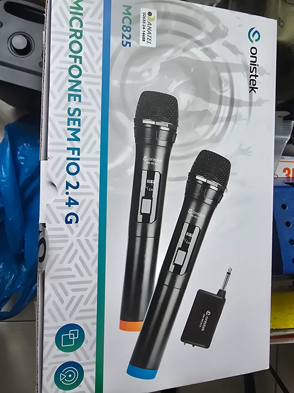 Microfone Sem Fio 2.4G - Onistek MC825