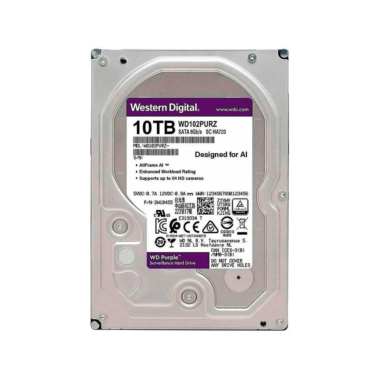 HD interno Western Digital 10TB ESTÁ QUEIMADO