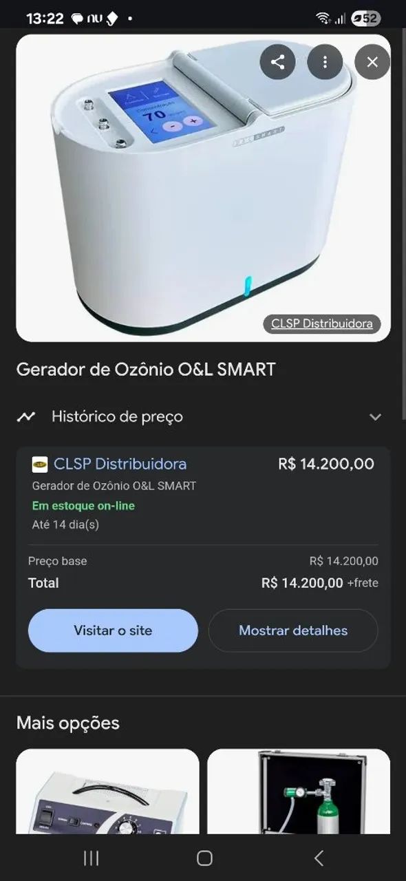 Gerador de Ozônio Ozone & Life para Ozonioterapia - Foto 5