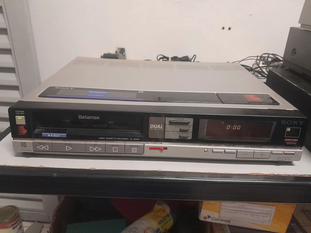 Vídeo Cassete Sony Betamax Sony - Funcionando Perfeitamente - DVD, Blu ...