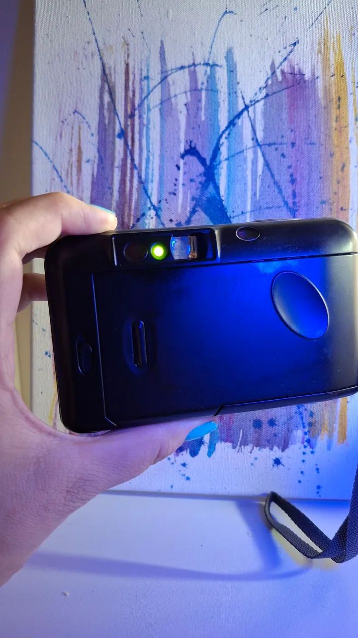 Camera analógica Tron Duo auto flash  - Foto 3