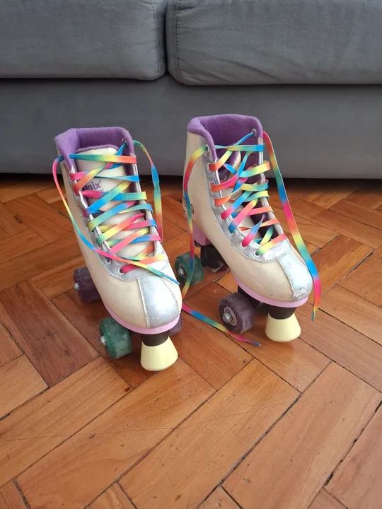 Patins Roller Infantil - Rainbow