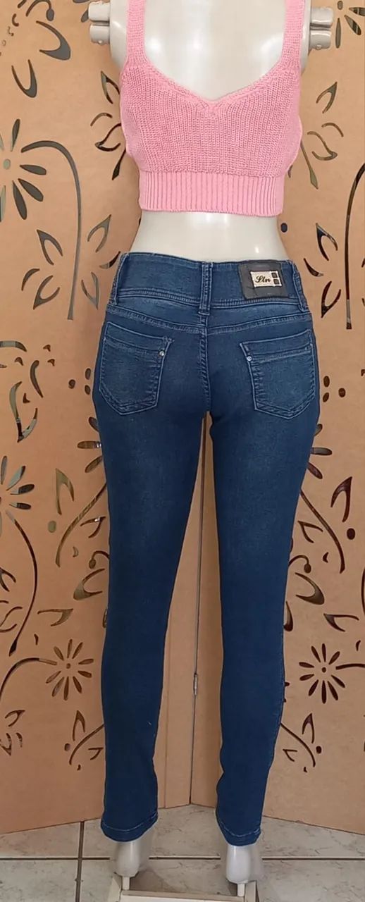 Calça Jeans com 2 botões Litani - Foto 5