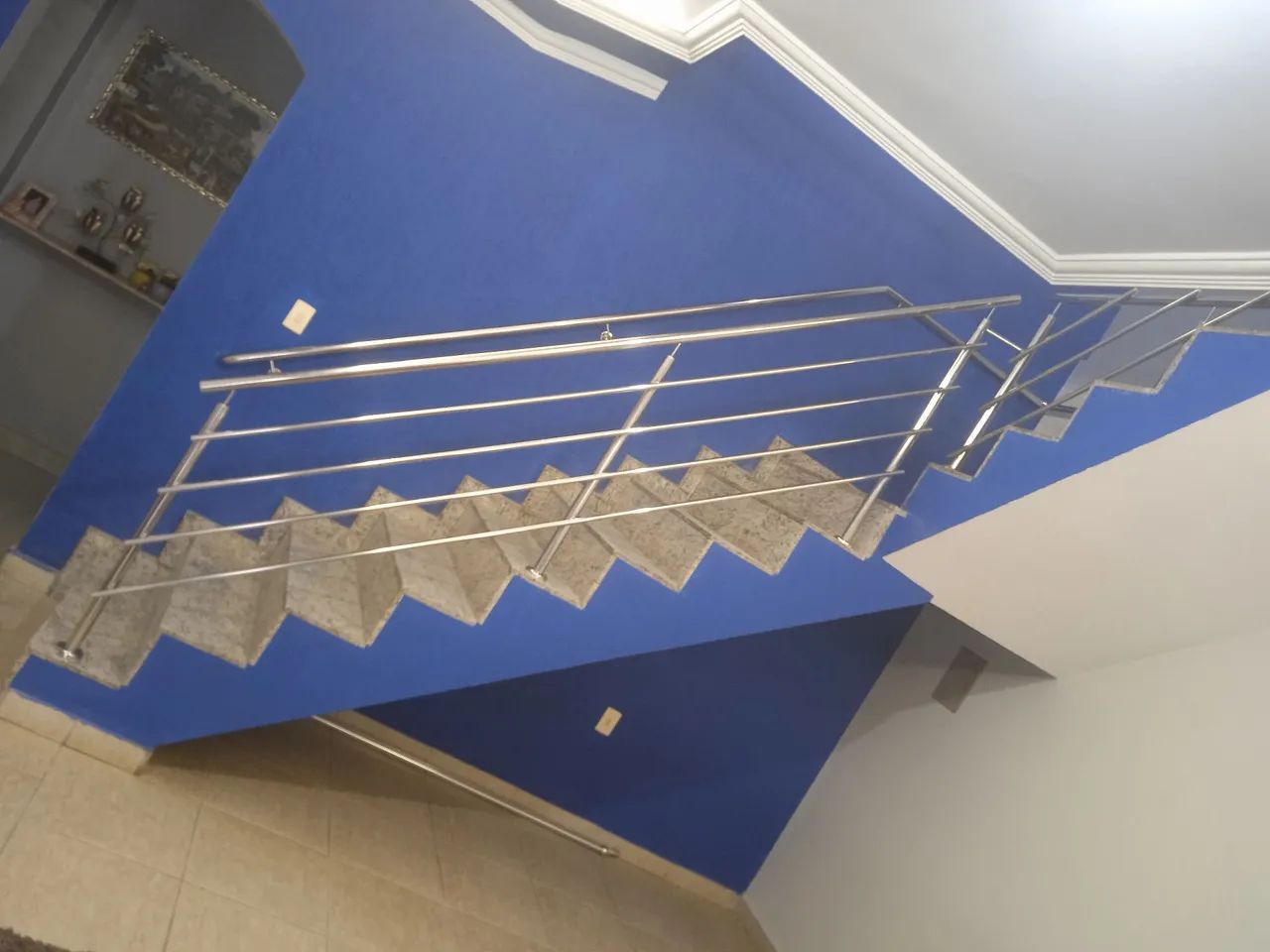 guarda corpo e corrimão em aço inox e vidro no guarda corpo  - Foto 4