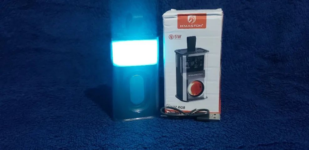 ? Caixa de Som RGB H?Maston - Última Unidade / Uso na Tomada / Retirada Nova Sepetiba64617796001537120