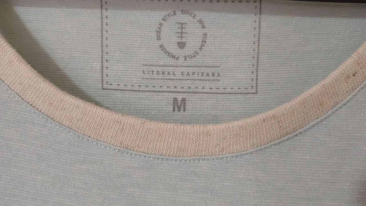 NOVA - Camiseta verde clara com etiqueta | básica premium, leve e versátil - Foto 4