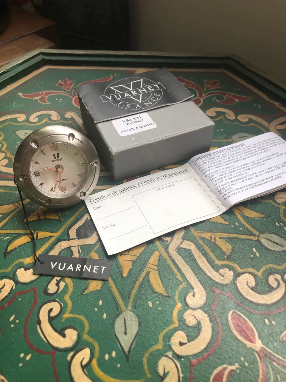 Relógio Vuarnet Vintage De mesa Portátil 