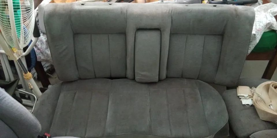Jogo de Bancos Recaro Original Santana Executivo EX 90 91 Tecido Veludo Completo Excelente - Foto 2