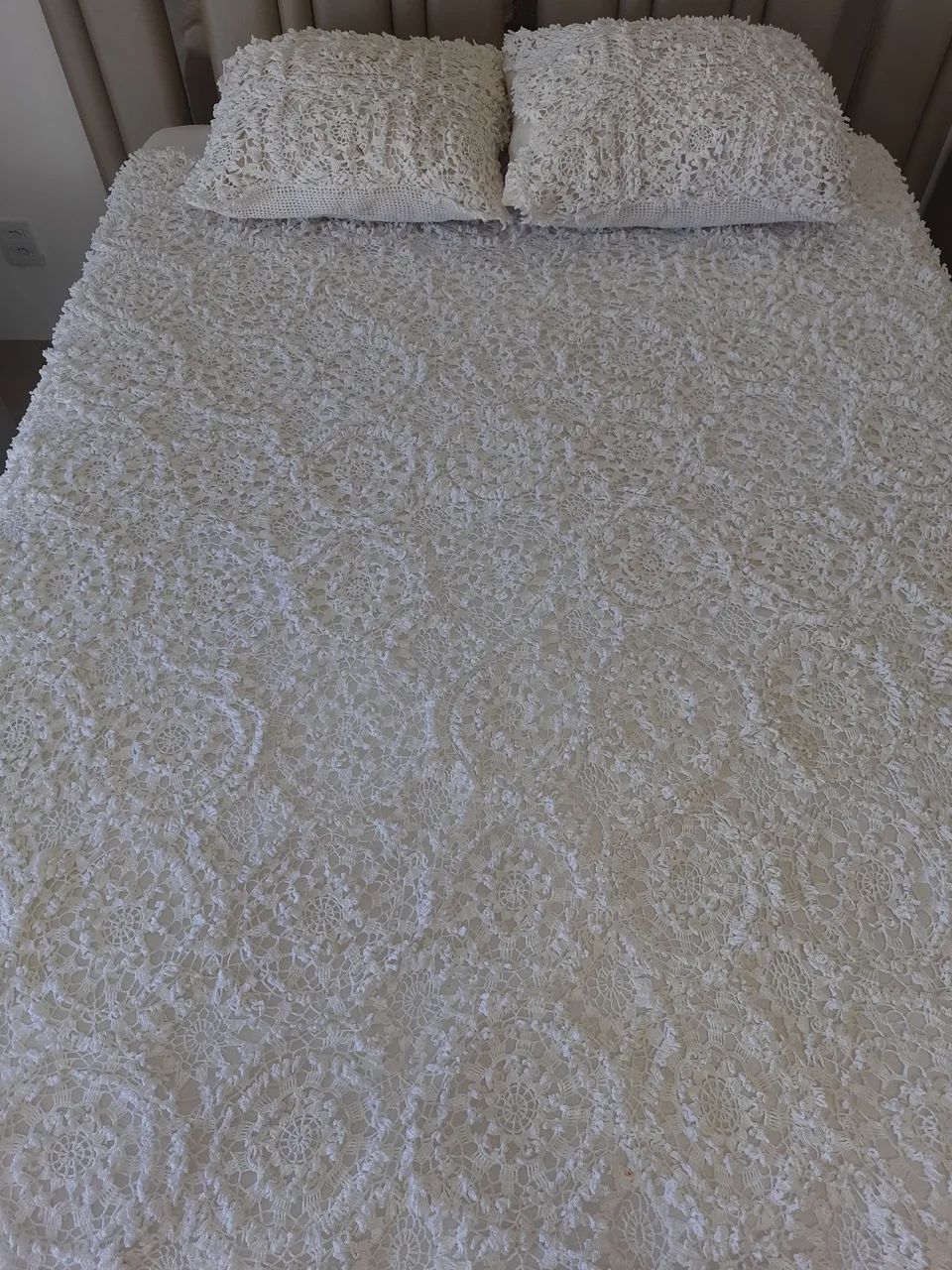 Colcha cama casal em Crochê - Foto 2