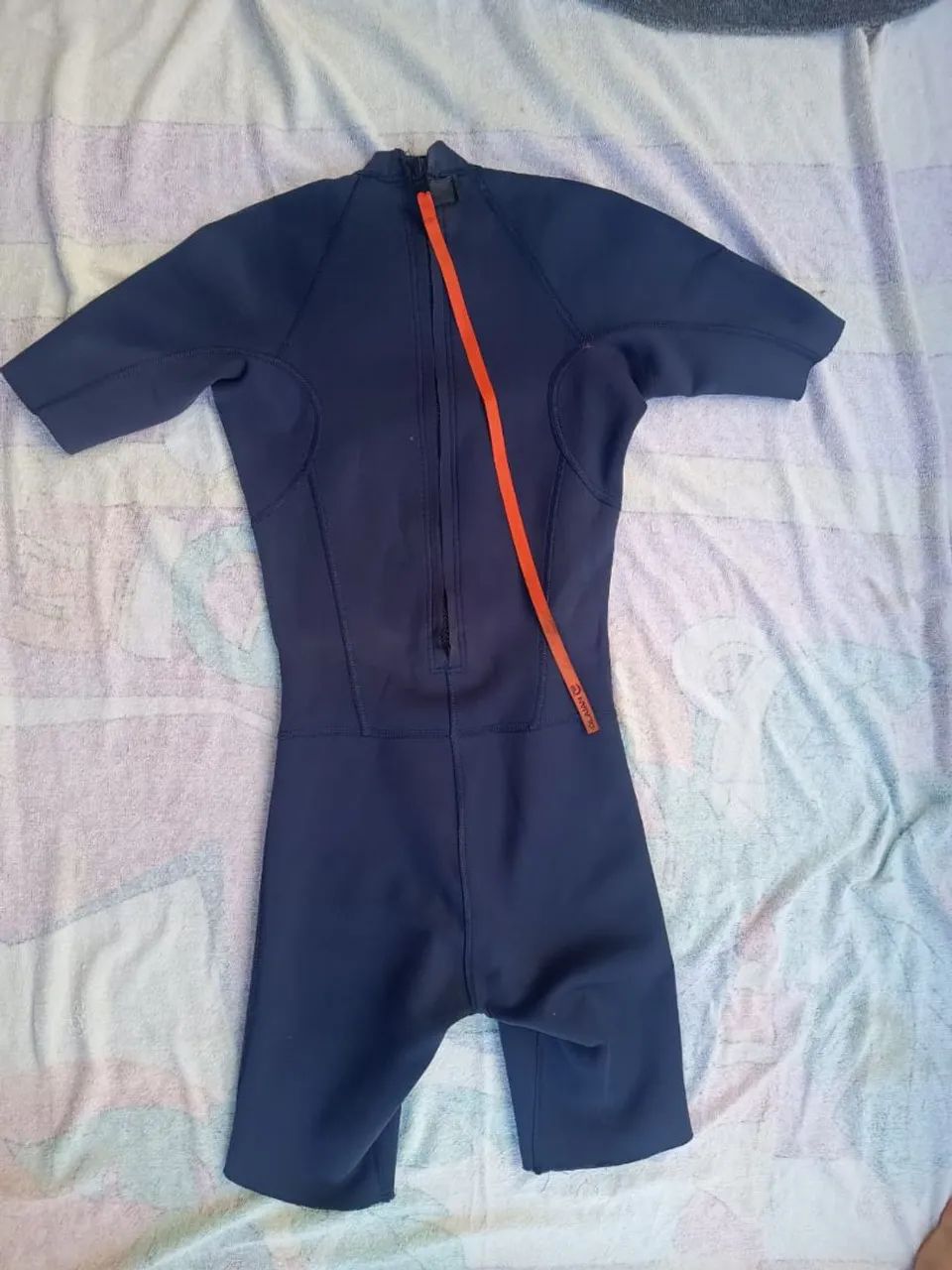 Roupa de Mergulho Curta Azul Marinho