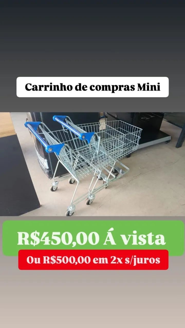 CARRINHOS DE COMPRAS MINI USADO