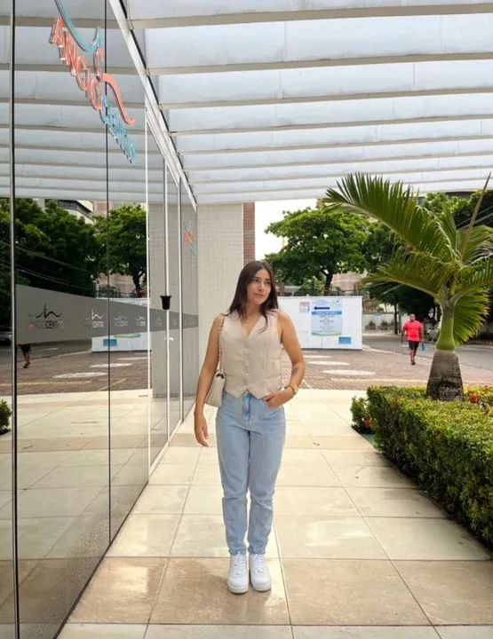 Colete feminino bege - Novo - Foto 2