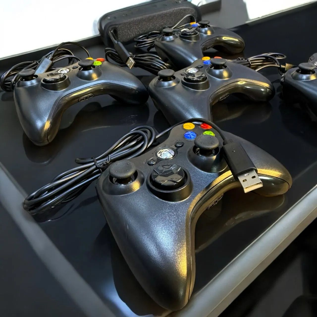 Controle Xbox 360 e Controle Para PC USB 