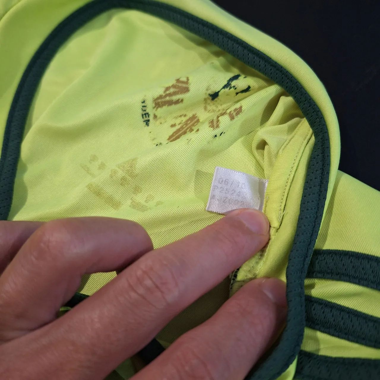 Camisa Palmeiras adidas 2010 verde limão - Foto 5