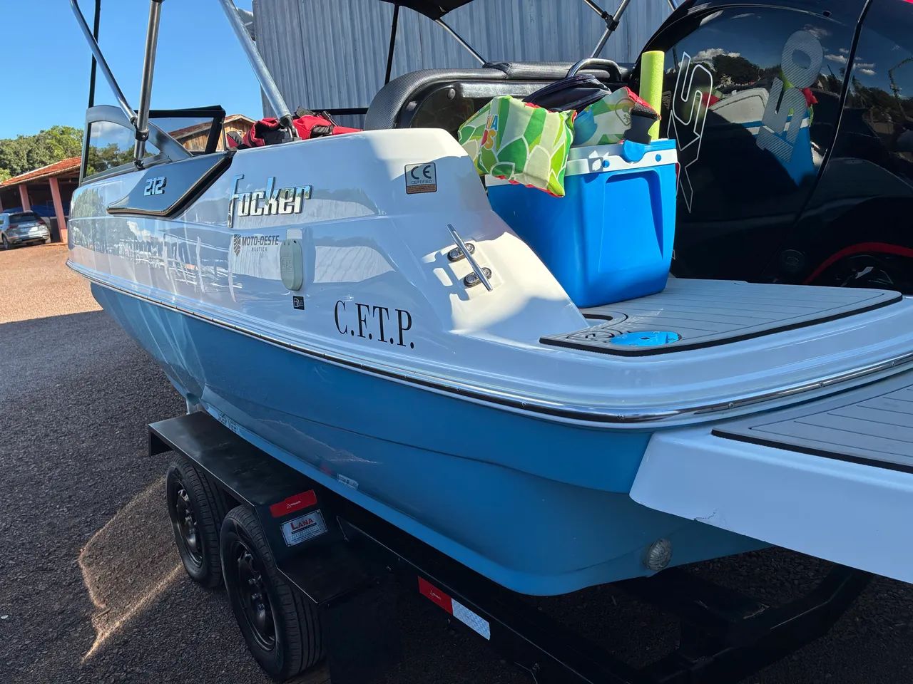 Lancha ano 2022 focker 212 com mercury 150 pro xs  - Foto 3