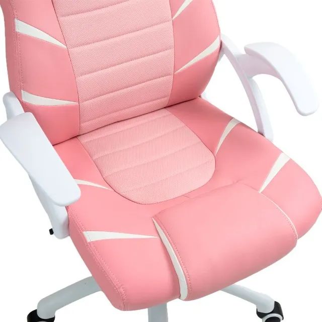 Cadeira Gamer Duex Infinite Boost Pink DX9002PW - WZetta - Foto 4