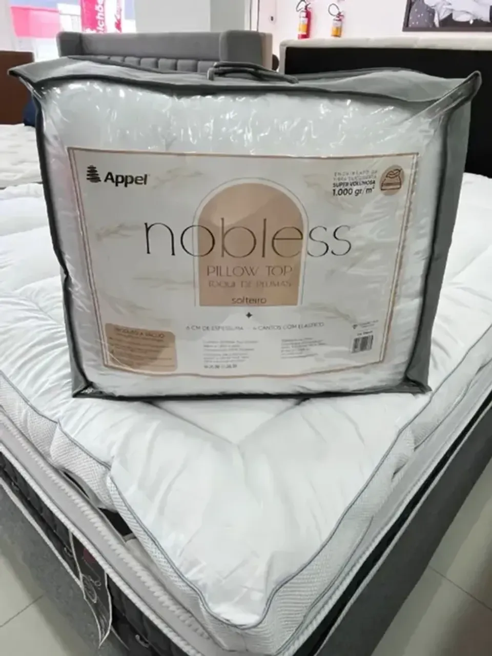 Pillow Top Toque de Plumas Nobless King 193x203x6 - Select Colchões