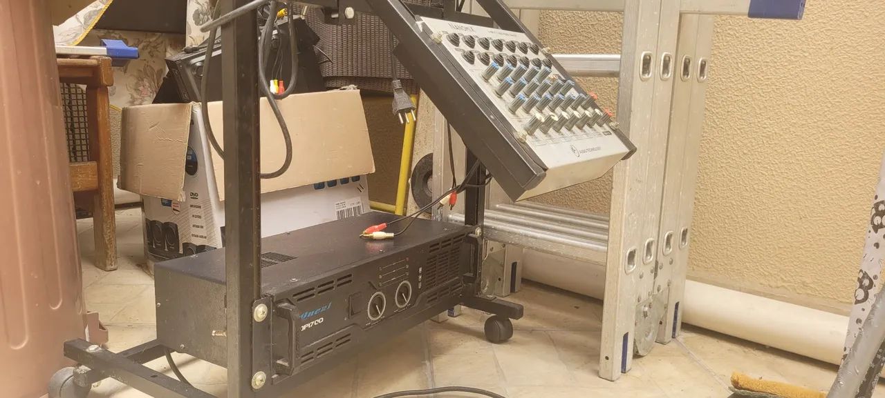 Potencia mesa e Par Caixas - Foto 2