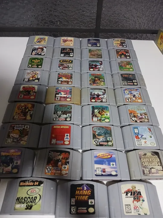 Jogos originais para Nintendo 64 - Valores na Descrição