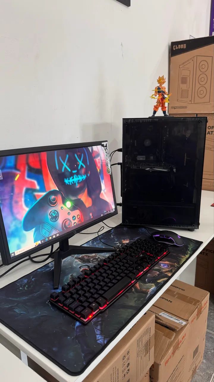 Computador  gamer completo Ryzen 5 e Rx 580 8gb - Foto 3
