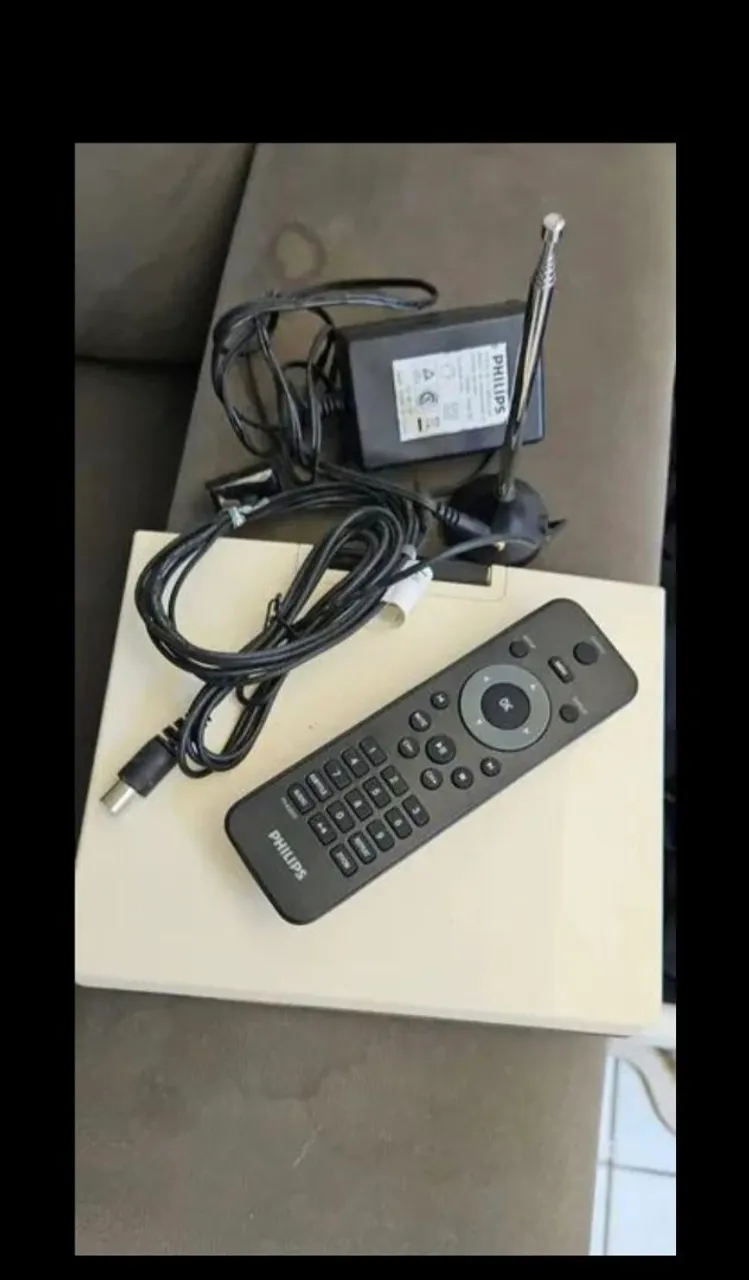 DVD Player Philips com Controle Remoto - Ler descrição