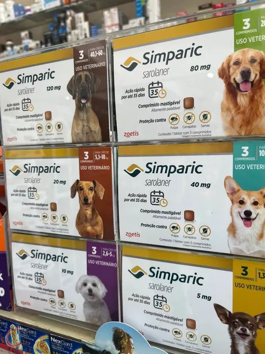 Simparic Sarolaner para Cães - Controle de Parasitas - Foto 3
