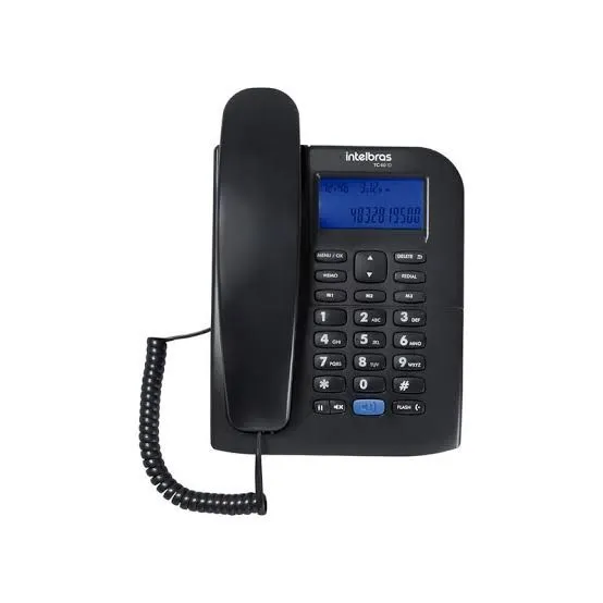 Telefone Fixo Intelbras com ID e viva voz 