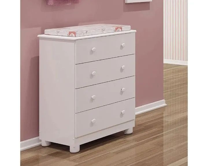 Cômoda infantil Branca