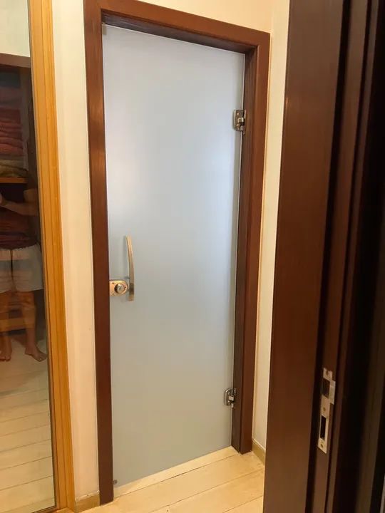 Porta vidro 10mm jateado - Foto 2