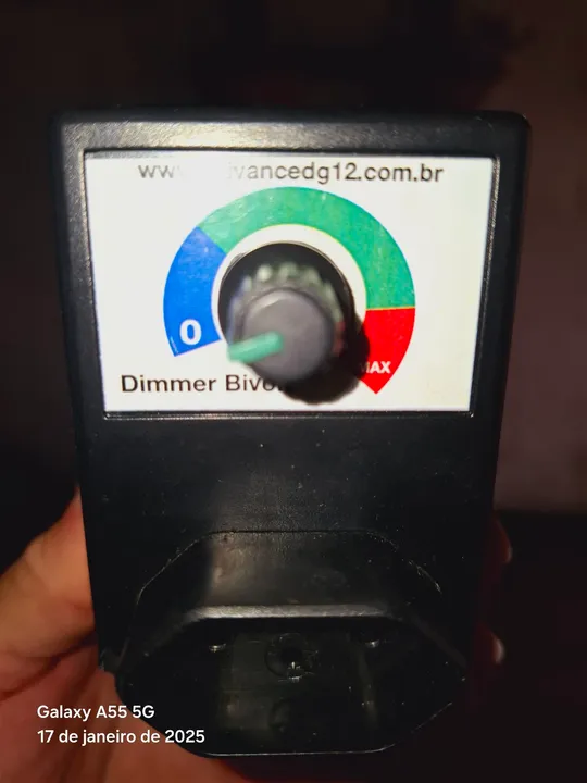 Dimmer Bivolt para Lâmpadas até 15 watts