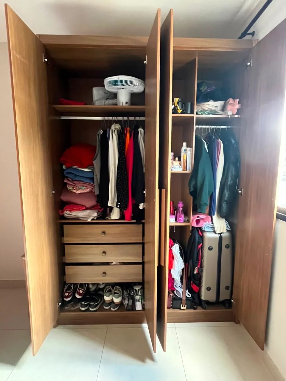 Guarda roupas 4 portas MDF - Foto 4