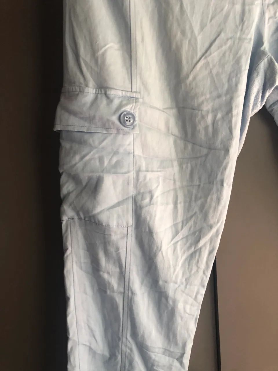 Calça azul claro usada - Foto 4