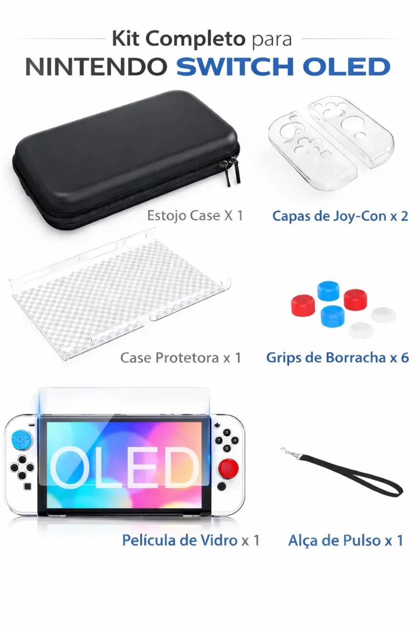 Nintendo Switch Oled 256gb desbloqueado completo - Foto 5
