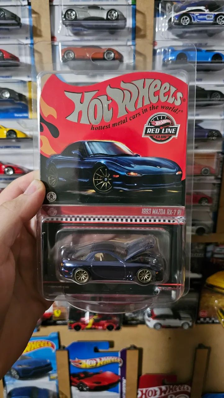 ミニカー rlc rx-7 Hot Wheels Rlc 1993 Mazda Rx-7 Azul Exclusivo Red Line Club