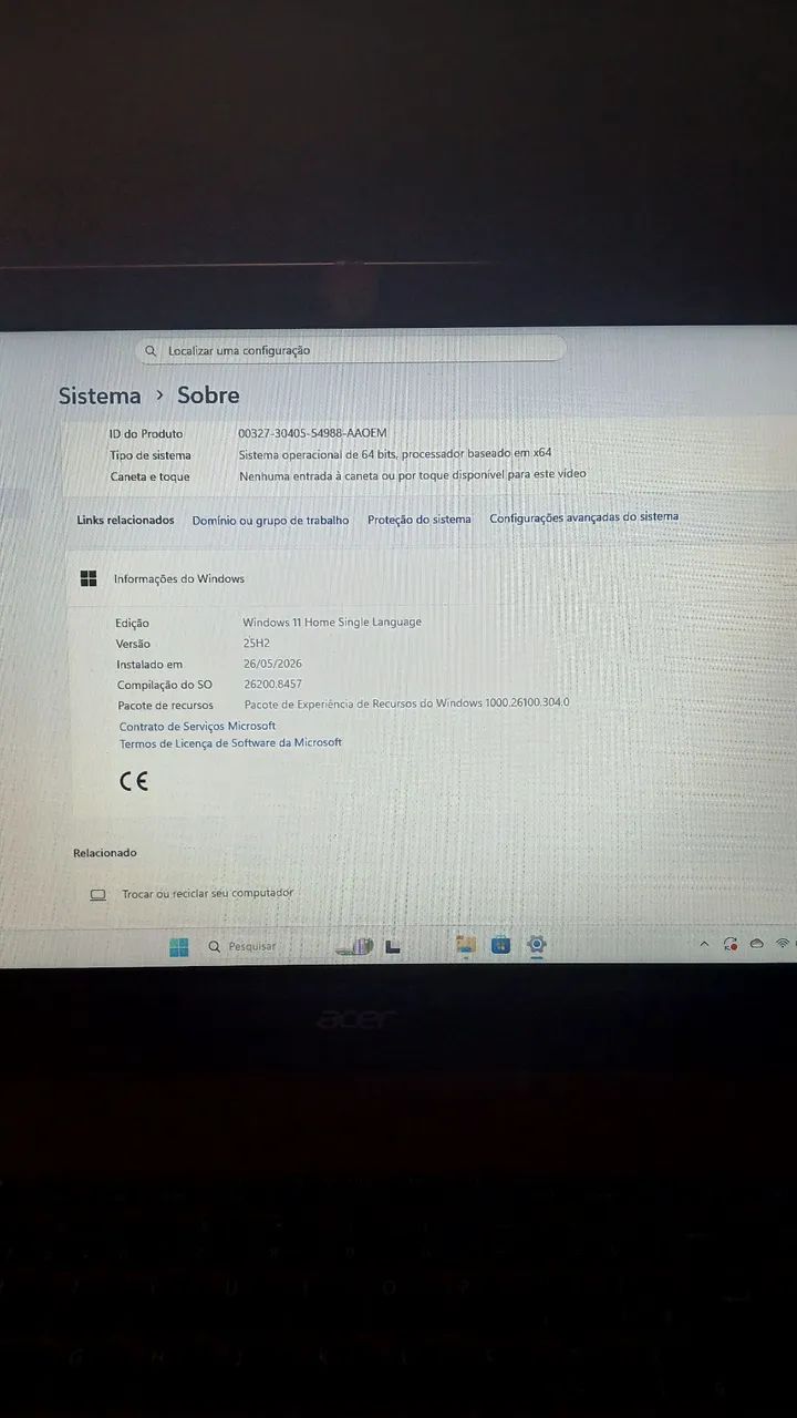 Notebook Acer E5-574 VERMELHO - LER DESCRIÇÃO  - Foto 4