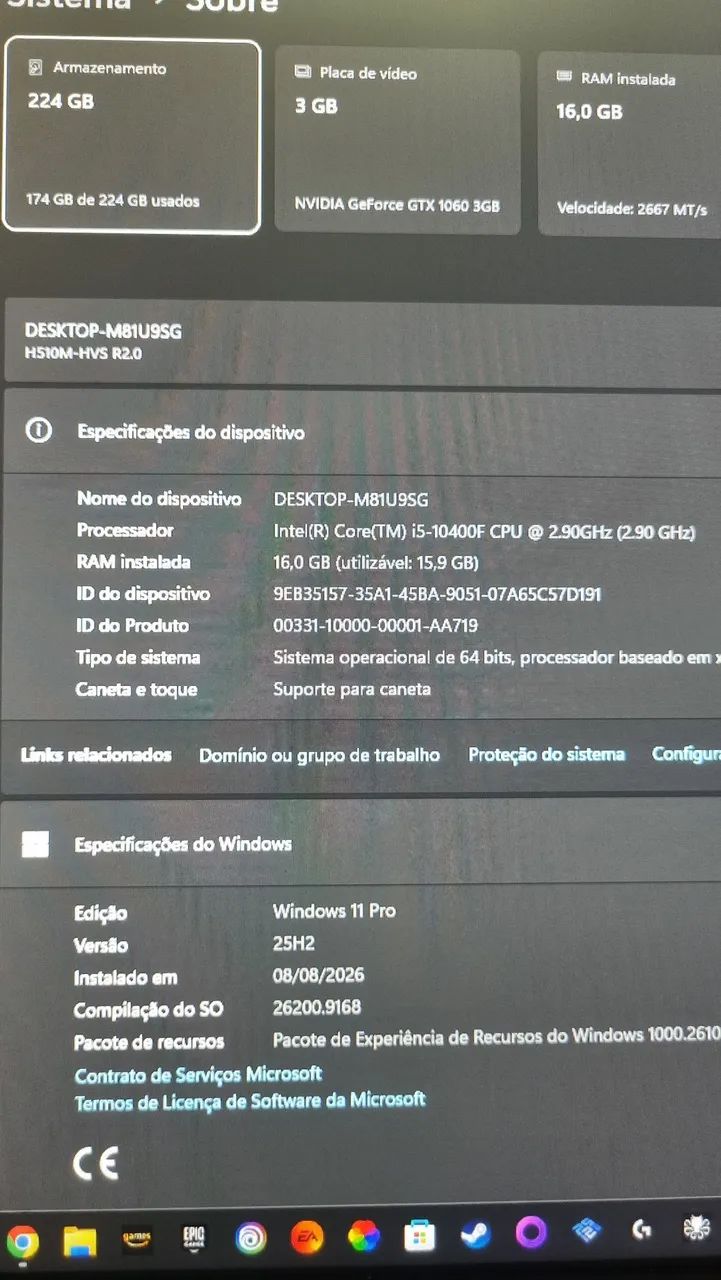  PC Gamer - i5 + GTX 1060 3GB | Ótimo para jogos e uso diário - Foto 4
