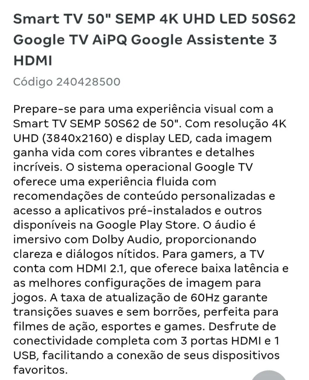 Tv semp 50 - Foto 2