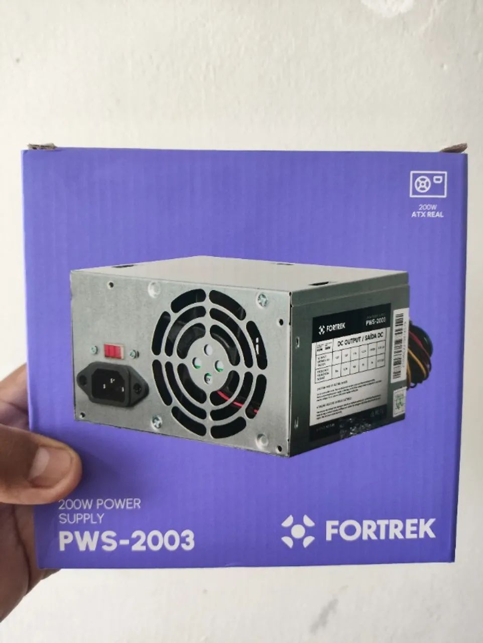 fonte 200w lacrada 