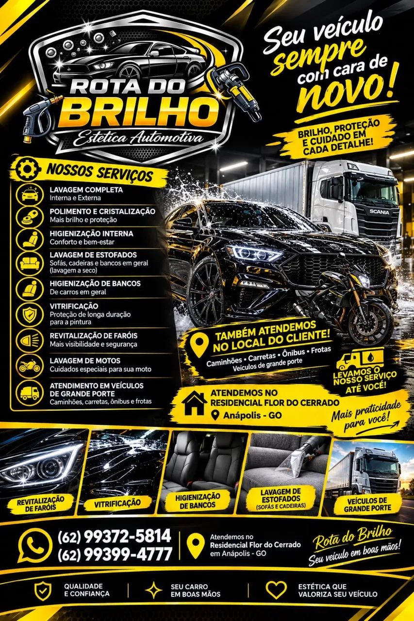 Estética Automotiva - Rota do Brilho