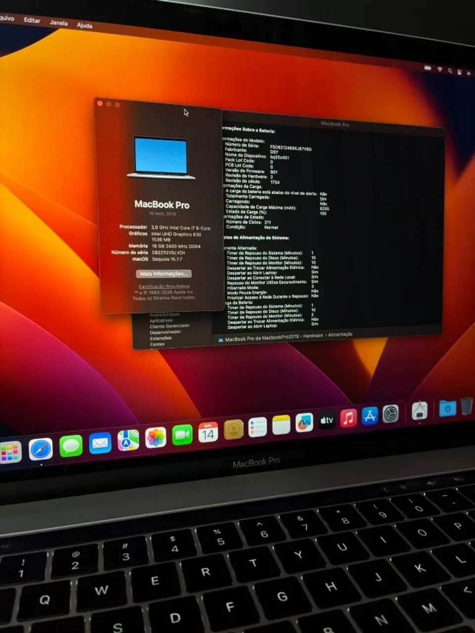 MacBook Pro 15' 2019 i7 16GB SSD | Impecável - Notebooks
