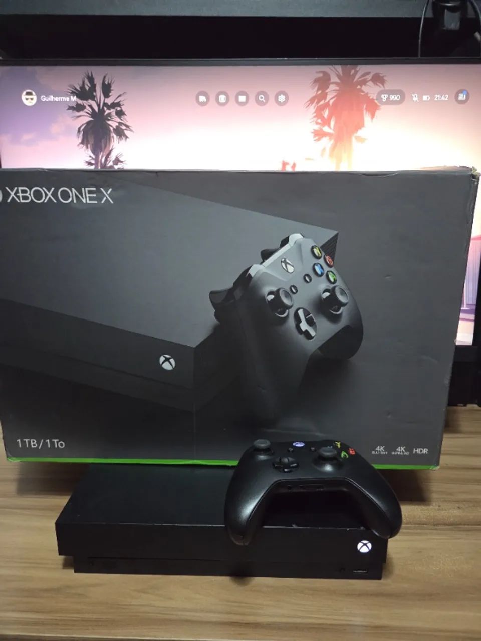 XBOX One X Com Caixa