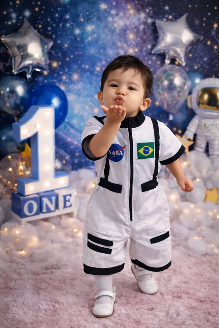Macacão Infantil Astronauta - Sob Encomenda - Foto 4