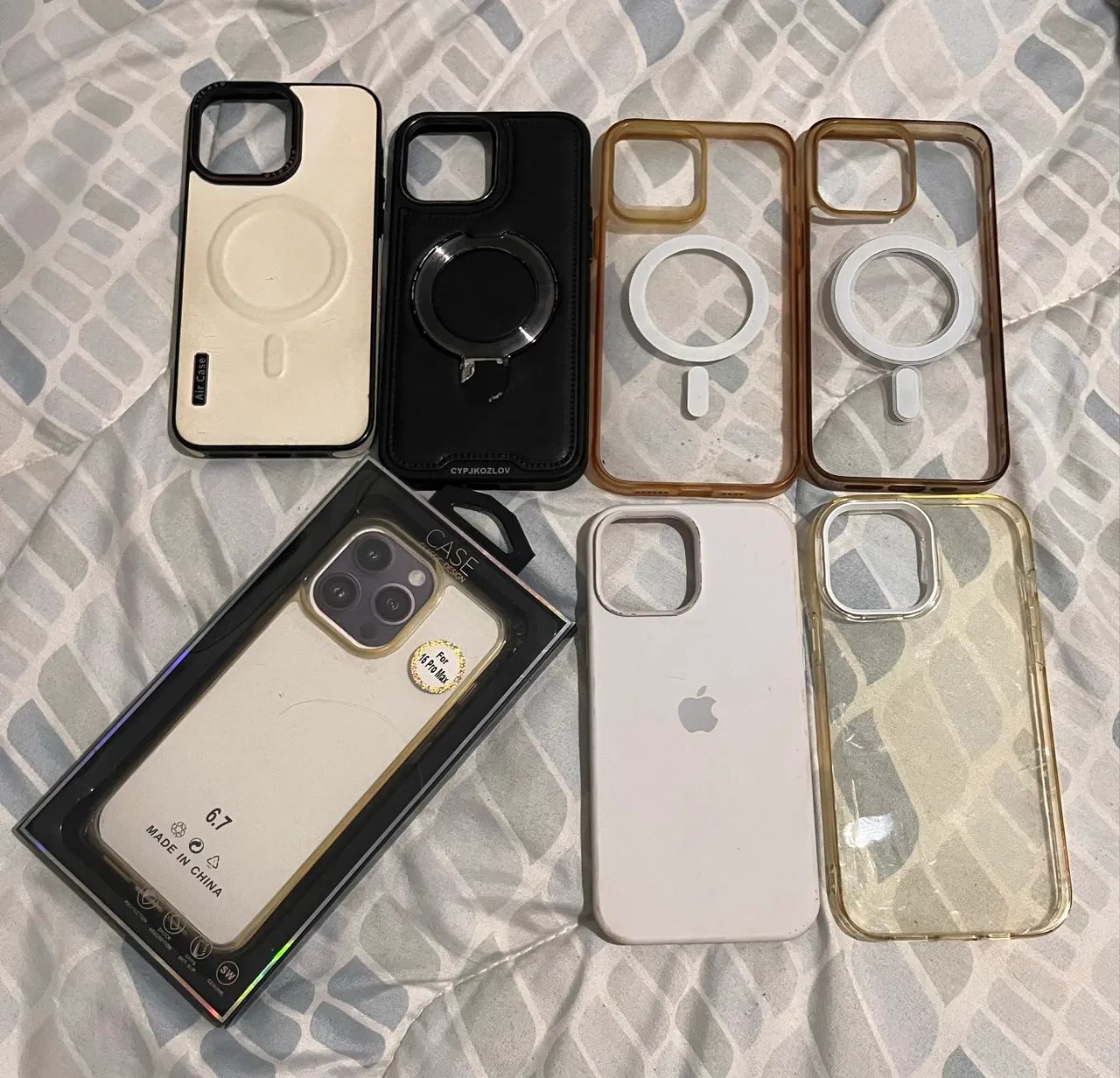 Kit coleção de capinhas iPhone 15 pro max - Foto 2