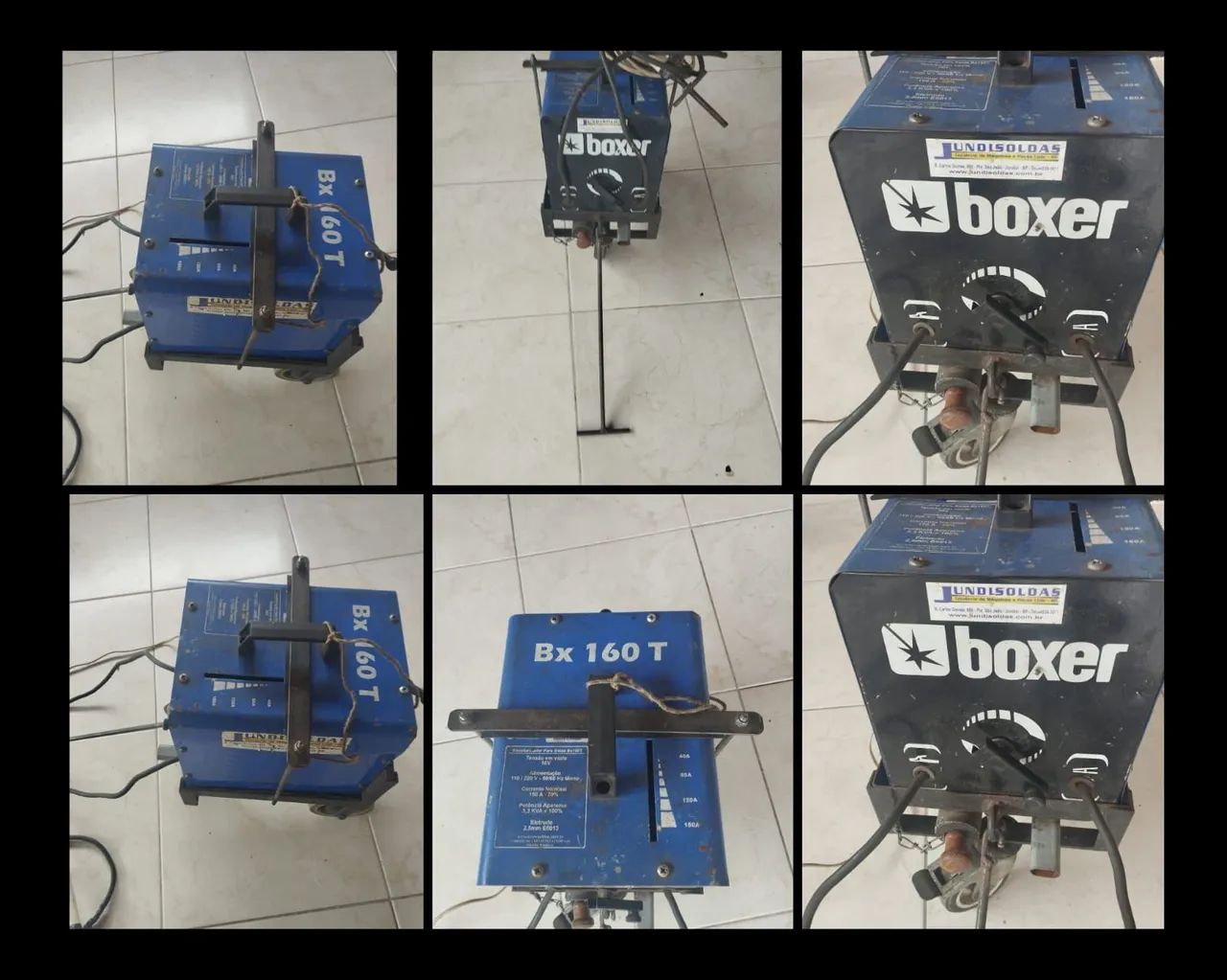 Maquina de solda boxer 160 amperes 