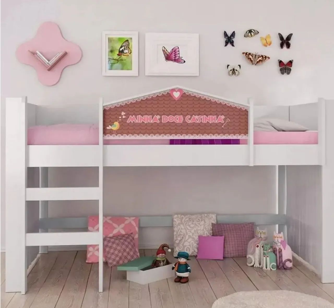 Cama elevada minha doce casinha - Foto 4