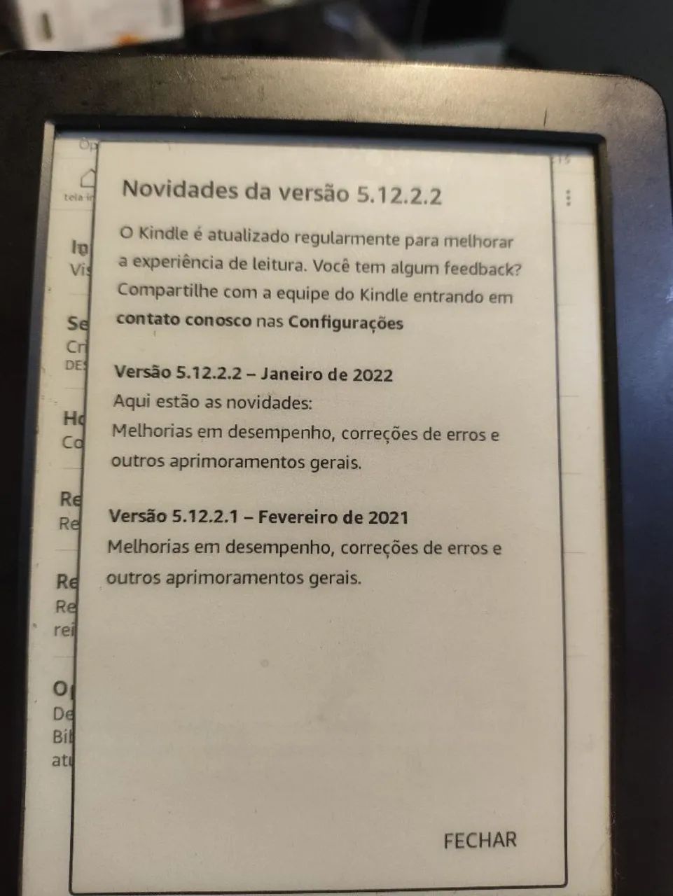 Kindle 7ª geração Paperwrite 