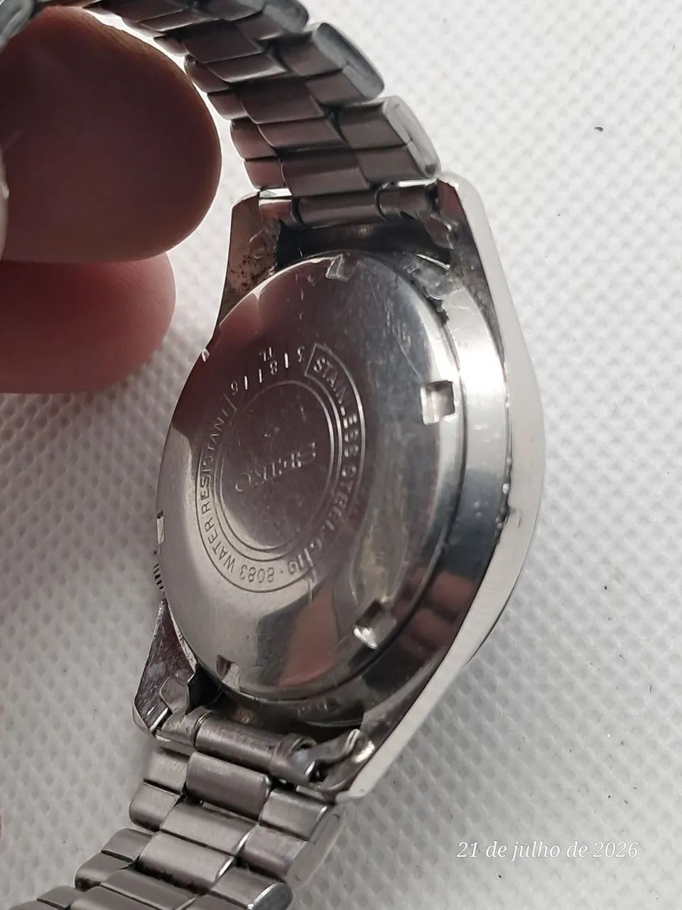 Relogio Seiko 6119 automático azul - Foto 4
